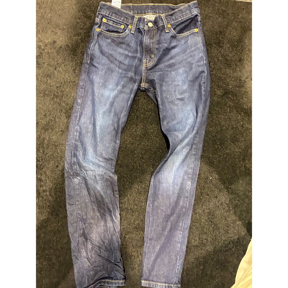 Levis 511 Slim Fit Jeans Mens W29 L32 Dark Wash Indigo Denim Pants 04511-4124
